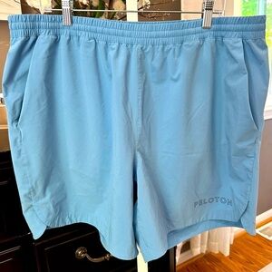 Men’s Peloton 7” Unlined Blue Performance Shorts Size XXL (NWOT)